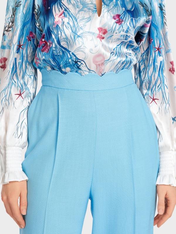 Marc Cain Modell SANAA Mit Gewelltem Bundabschluss