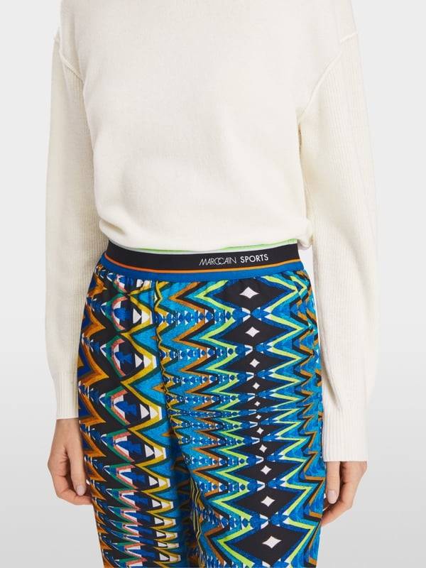 Marc Cain Modell WELBY - Hose Mit Allover-Print