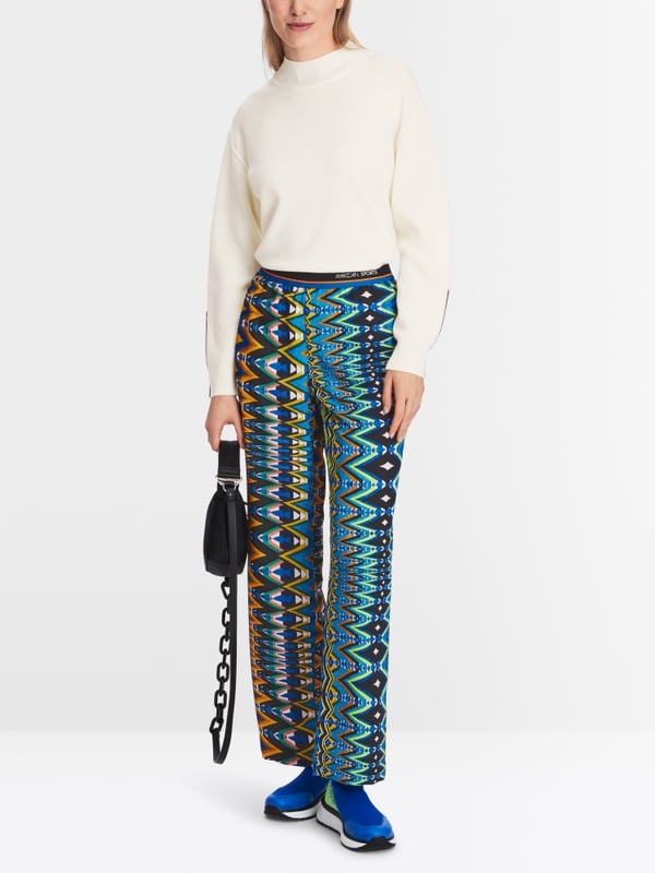 Marc Cain Modell WELBY - Hose mit Allover-Print