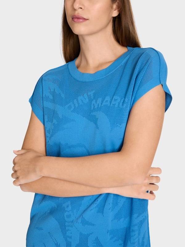 Marc Cain Netzkleid Im Beach-Point-Dessin