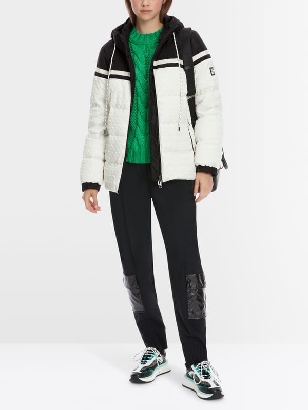 Marc Cain Outdoor-Jacke mit Hahnentritt-Relief