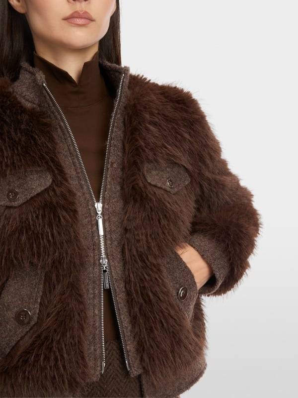 Marc Cain Outdoorjacke In Fun Fur