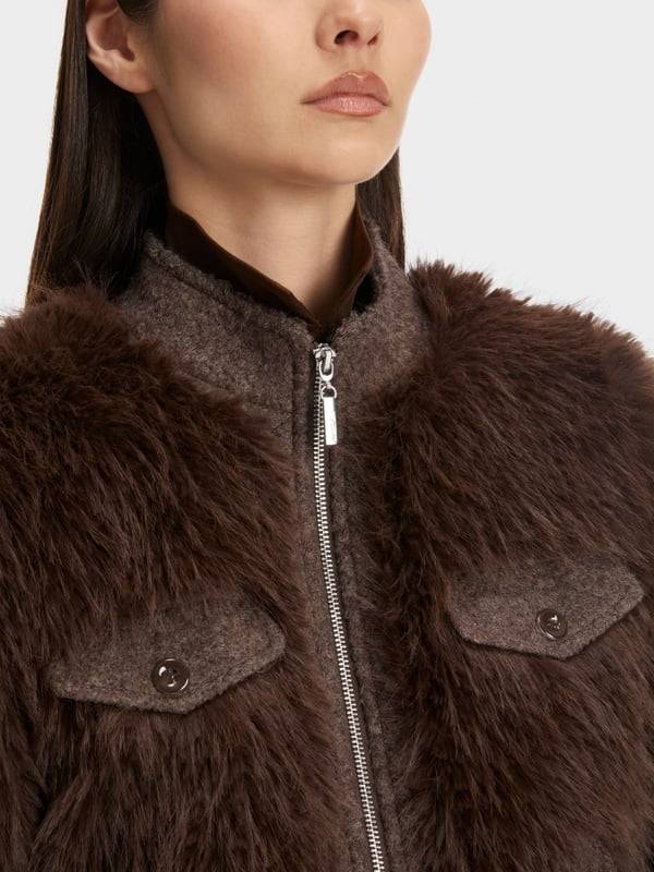 Marc Cain Outdoorjacke In Fun Fur