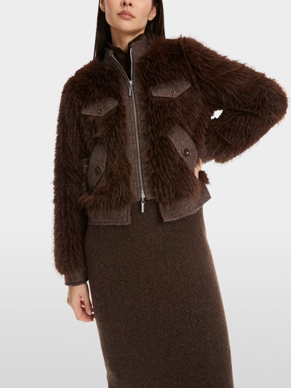 Marc Cain Outdoorjacke In Fun Fur