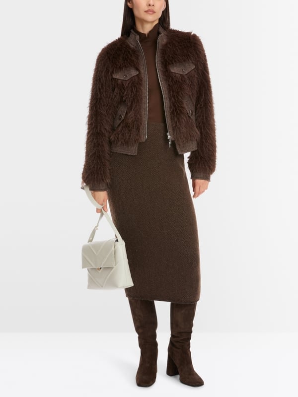 Marc Cain Outdoorjacke in Fun Fur