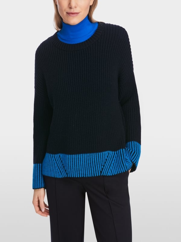 Marc Cain Oversized Sweater Knitted In Germany