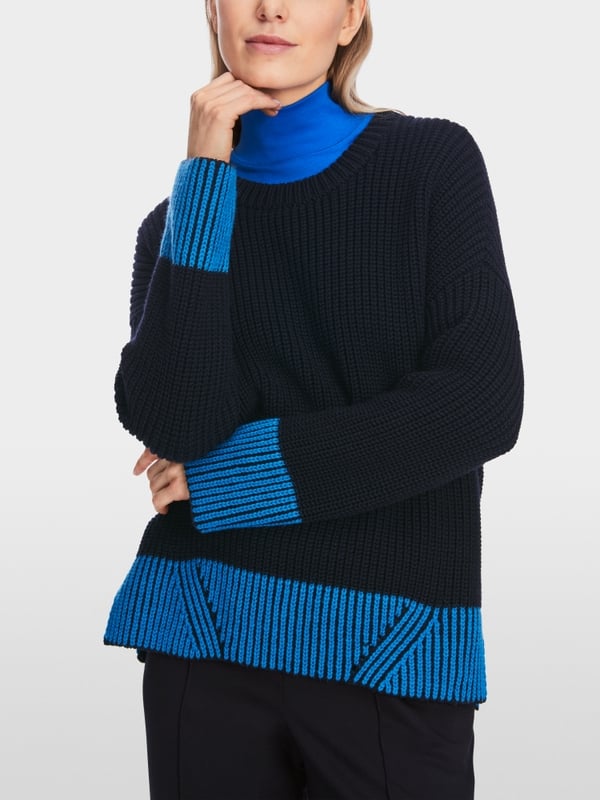 Marc Cain Oversized Sweater Knitted In Germany