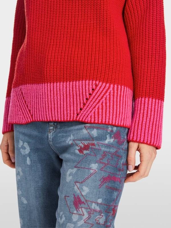 Marc Cain Oversized Sweater Knitted In Germany