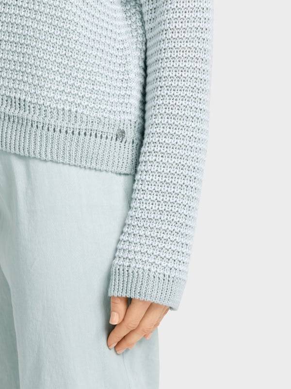 Marc Cain Oversized Sweater Mit V-Ausschnitt