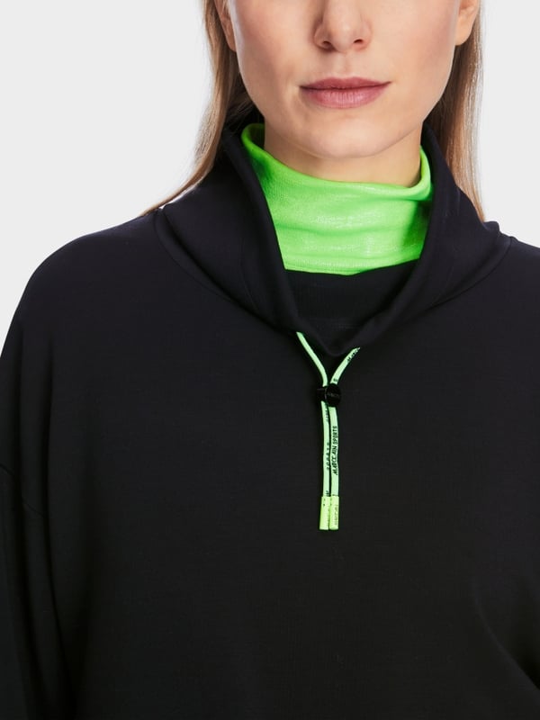 Marc Cain Oversized Sweatshirt In Materialmix