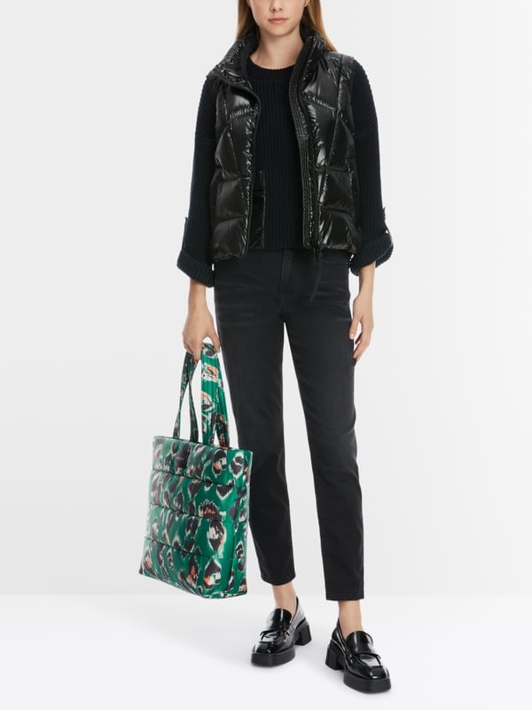 Marc Cain Padded Weste mit Stehkragen