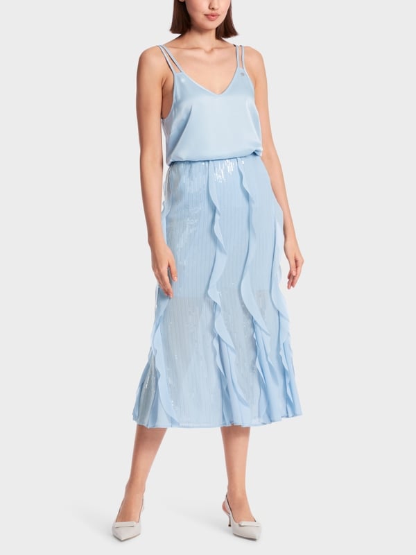 Marc Cain Pailletten-Rock Mit Volants