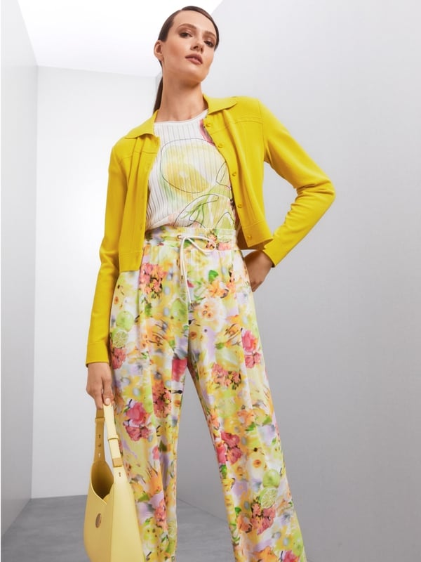 Marc Cain Plissierter Pulli Knitted In Germany