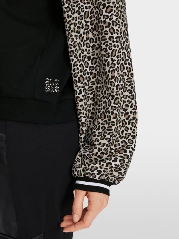 Marc Cain Raglan-Shirt In Materialmix