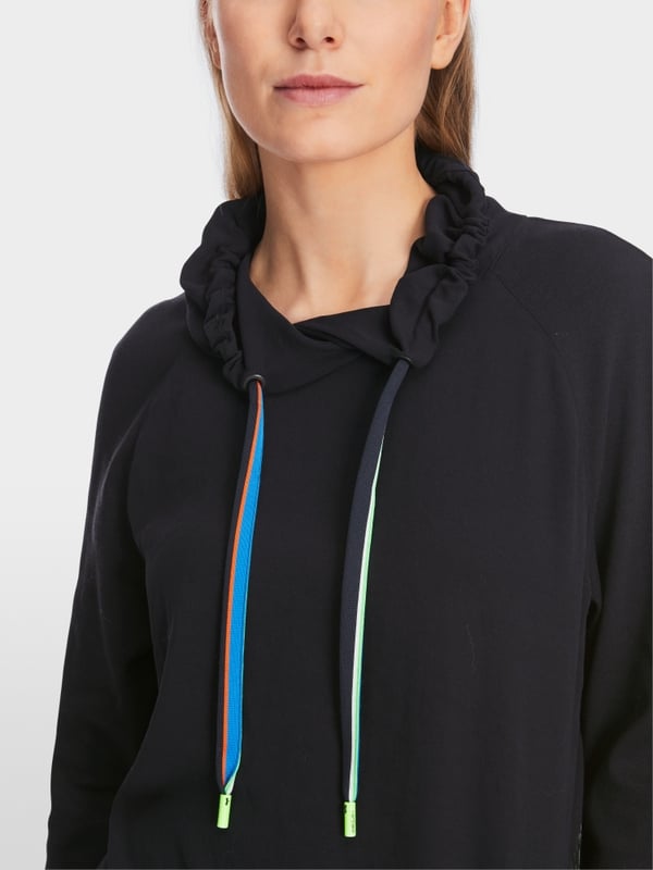 Marc Cain Raglanbluse Mit Rüschendetail