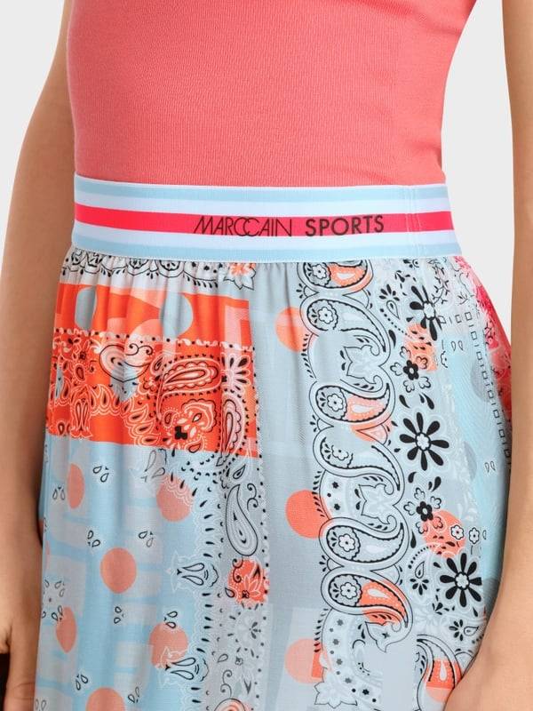 Marc Cain "Rethink Together" Rock Mit Bandanaprint