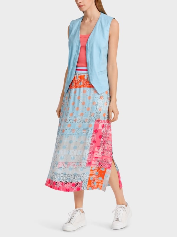 Marc Cain "Rethink Together" Rock Mit Bandanaprint