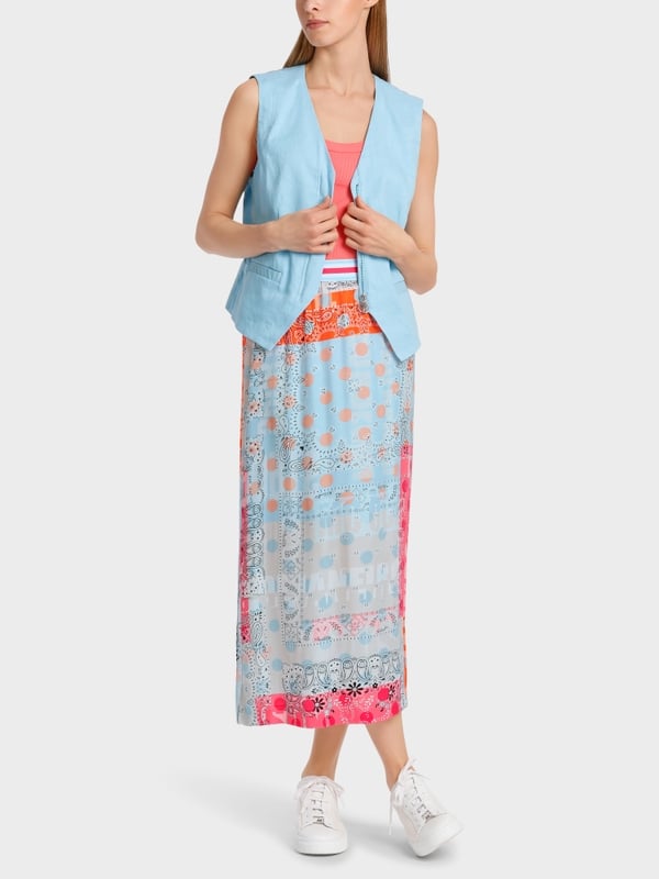 Marc Cain "Rethink Together" Rock mit Bandanaprint