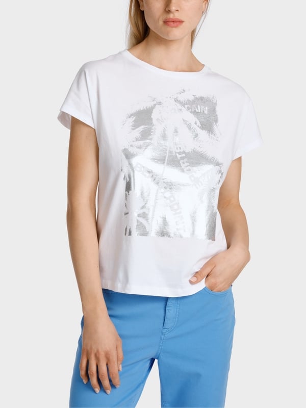 Marc Cain Rethink Together" T-Shirt Mit Print