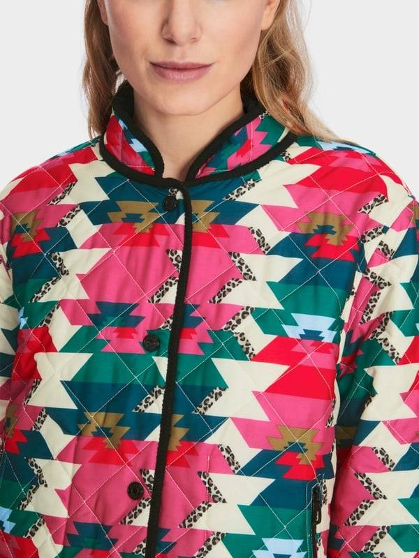 Marc Cain Reversible Steppjacke Mit Print