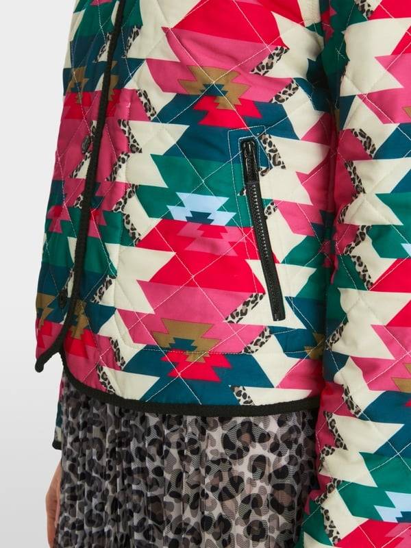 Marc Cain Reversible Steppjacke Mit Print