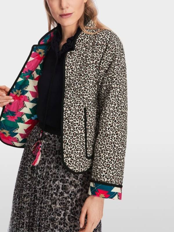 Marc Cain Reversible Steppjacke Mit Print