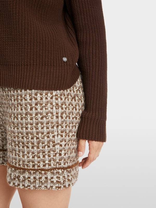 Marc Cain Rippen-Cardigan In Deutschland Gestrickt