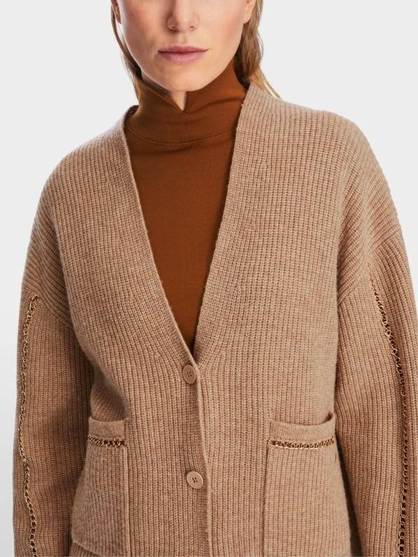 Marc Cain Rippstrick-Cardigan "Rethink Together"