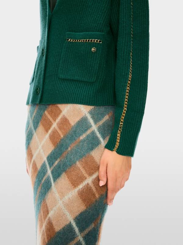 Marc Cain Rippstrick-Cardigan "Rethink Together"