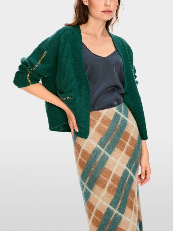 Marc Cain Rippstrick-Cardigan "Rethink Together"