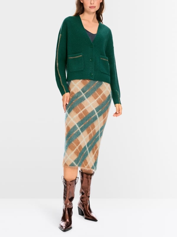 Marc Cain Rippstrick-Cardigan "Rethink Together"