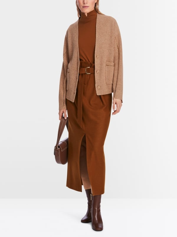 Marc Cain Rippstrick-Cardigan "Rethink Together"