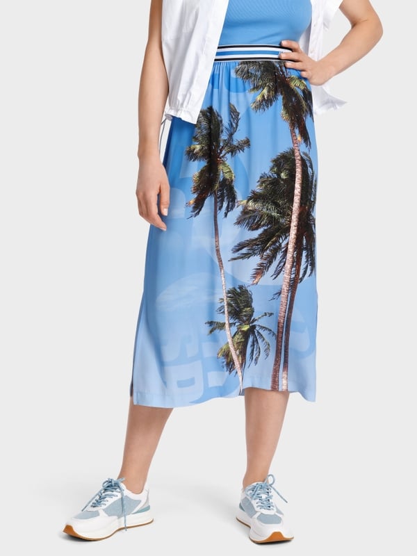 Marc Cain Rock Mit Palmenprint