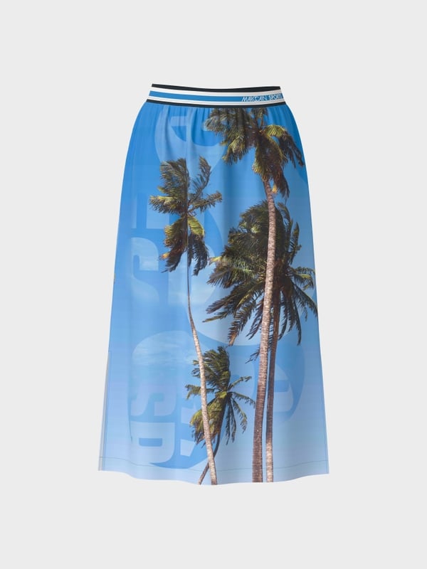 Marc Cain Rock Mit Palmenprint