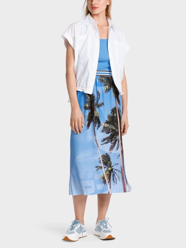 Marc Cain Rock Mit Palmenprint