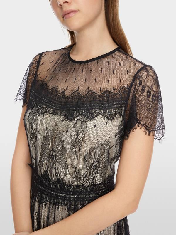 Marc Cain Romantisches Spitzen-Kleid