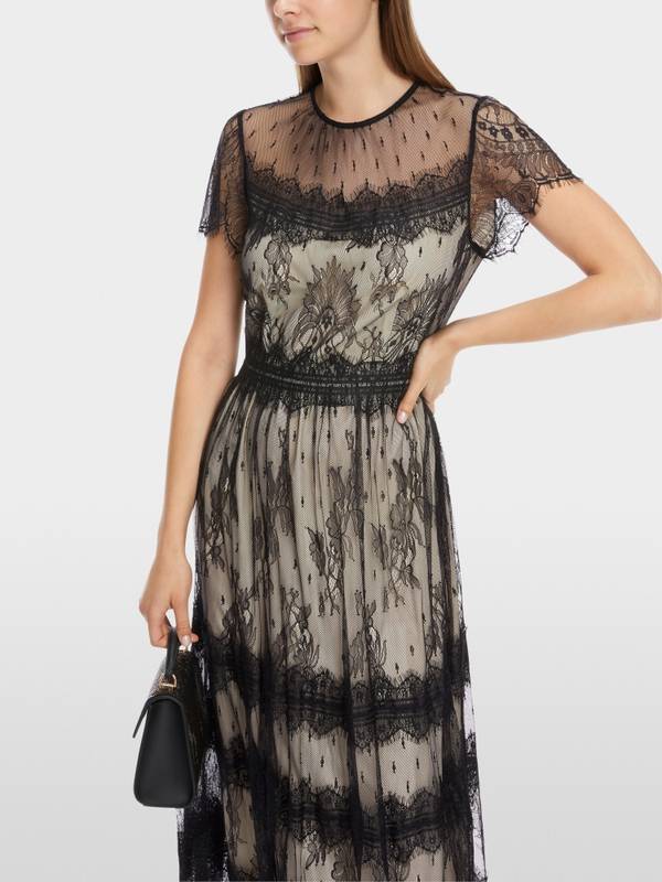 Marc Cain Romantisches Spitzen-Kleid