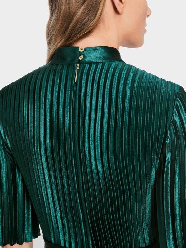 Marc Cain Samtiges Plissekleid