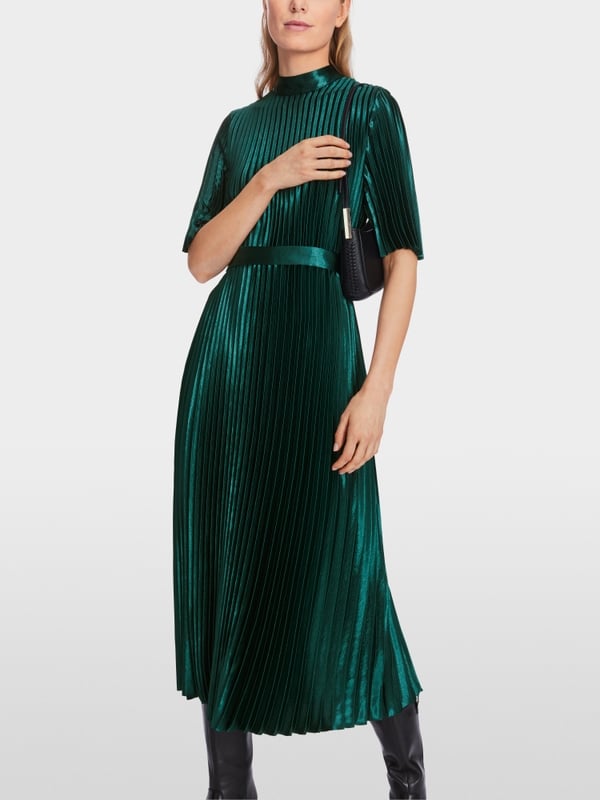 Marc Cain Samtiges Plissekleid