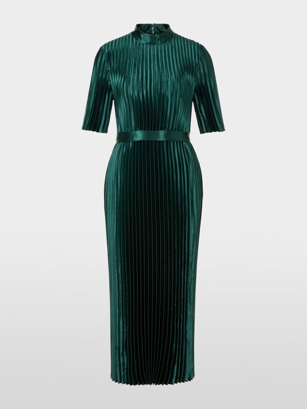 Marc Cain Samtiges Plissekleid