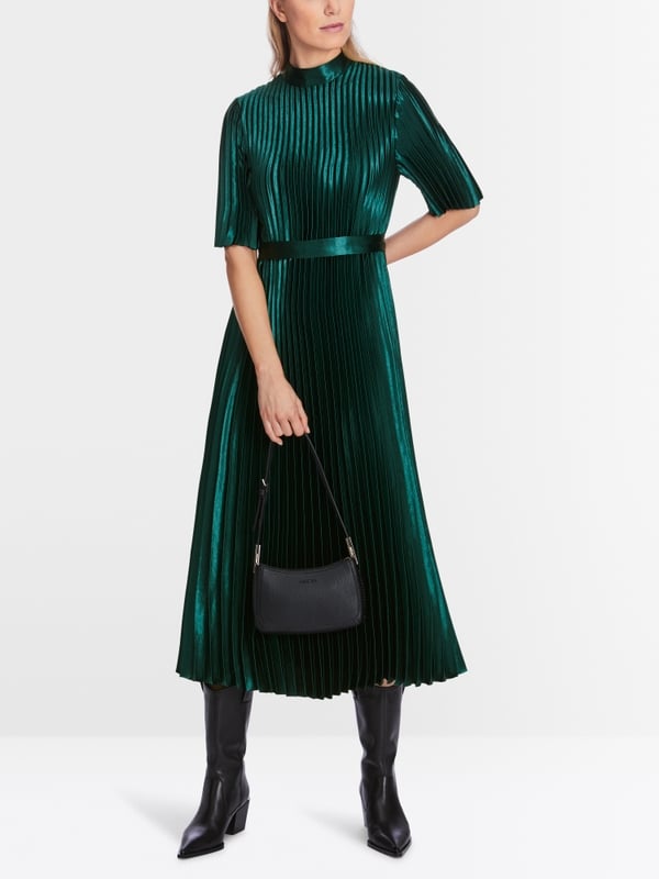 Marc Cain Samtiges Plissekleid