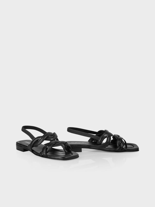 Marc Cain Sandalen mit geflochtenem Riemen