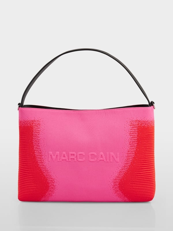 Marc Cain Satchel Bag im Strick-Jacquard