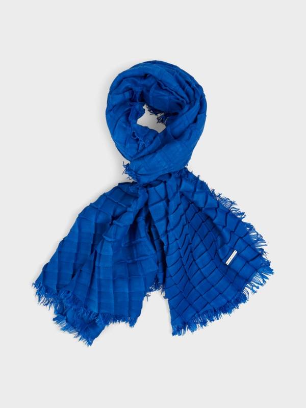 Marc Cain Schal Mit Plisseemuster