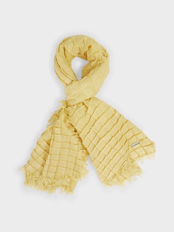 Marc Cain Schal Mit Plisseemuster