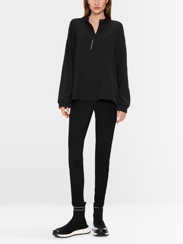 Marc Cain Schlupf-Bluse mit Reißverschluss