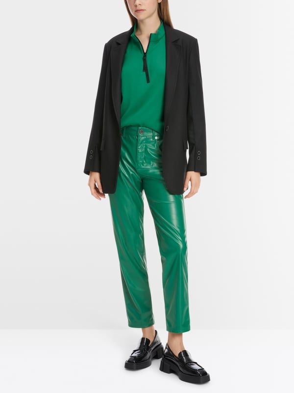 Marc Cain Schlupf-Bluse mit Reißverschluss