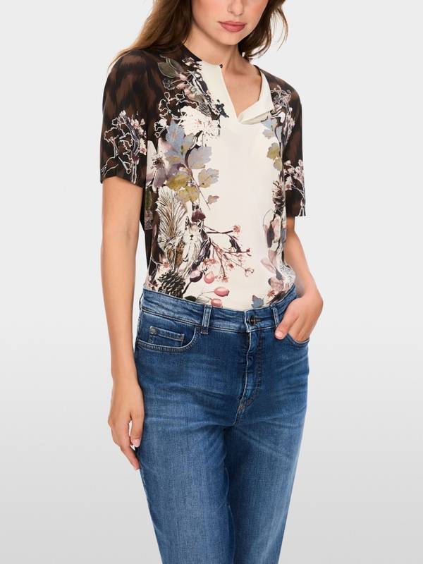 Marc Cain Schlupfbluse Mit Kurzarm