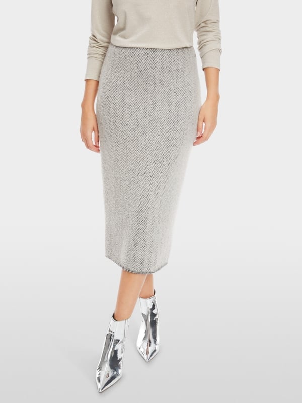 Marc Cain Schmaler Midirock Knitted In Germany