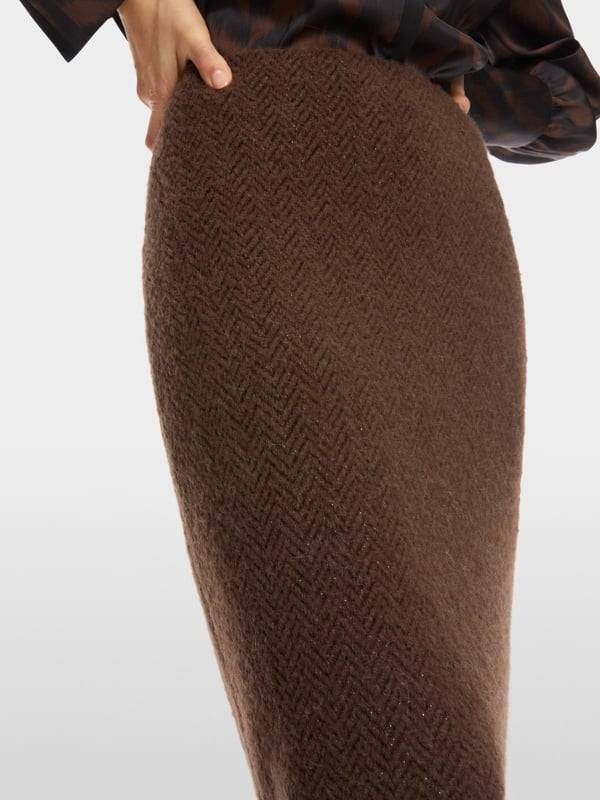 Marc Cain Schmaler Midirock Knitted In Germany